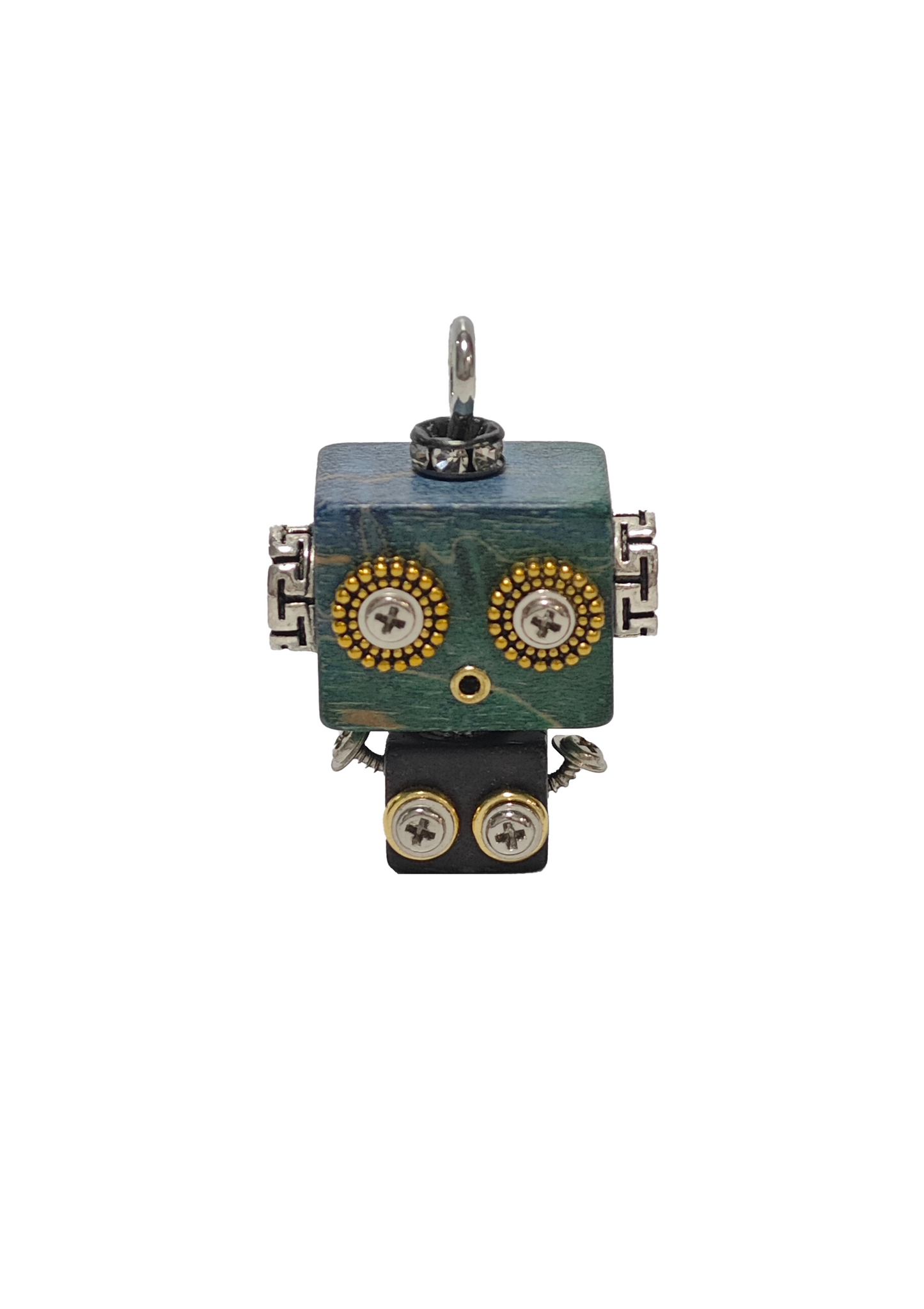 Hooray Kid Whimsical Robot | Keychain & Necklace